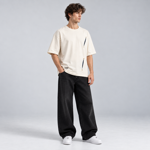 Double Slash Over Sized Tee