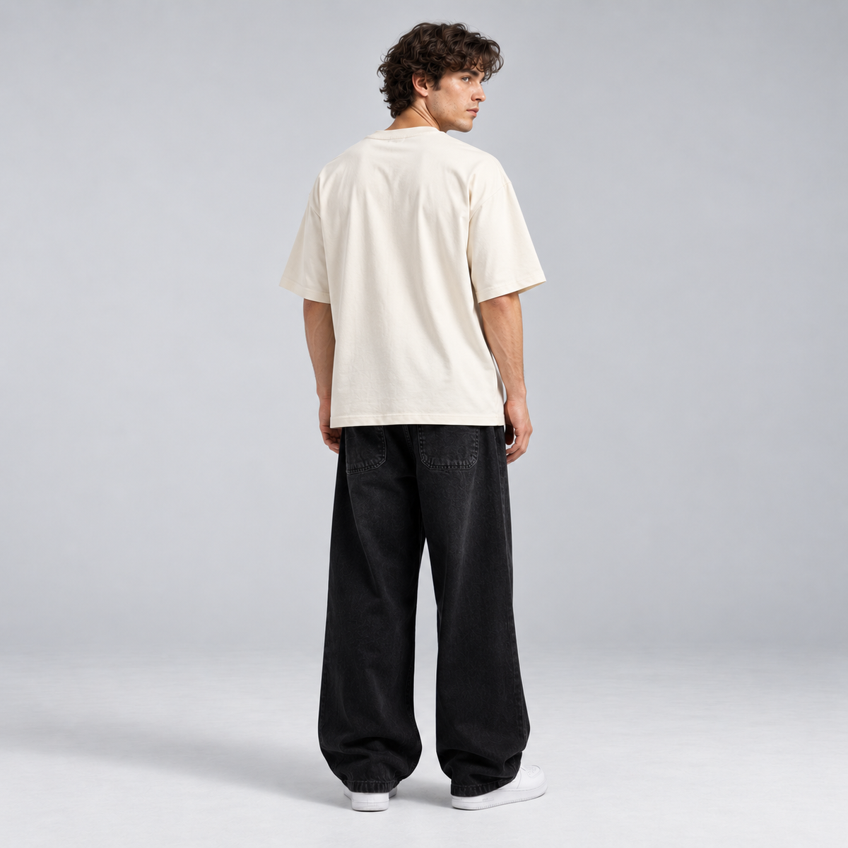 Double Slash Over Sized Tee