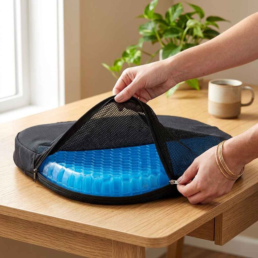Gel Seat Cushion | Honeycomb Cushion for Office, Car & Home