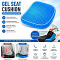 Gel Seat Cushion | Honeycomb Cushion for Office, Car & Home